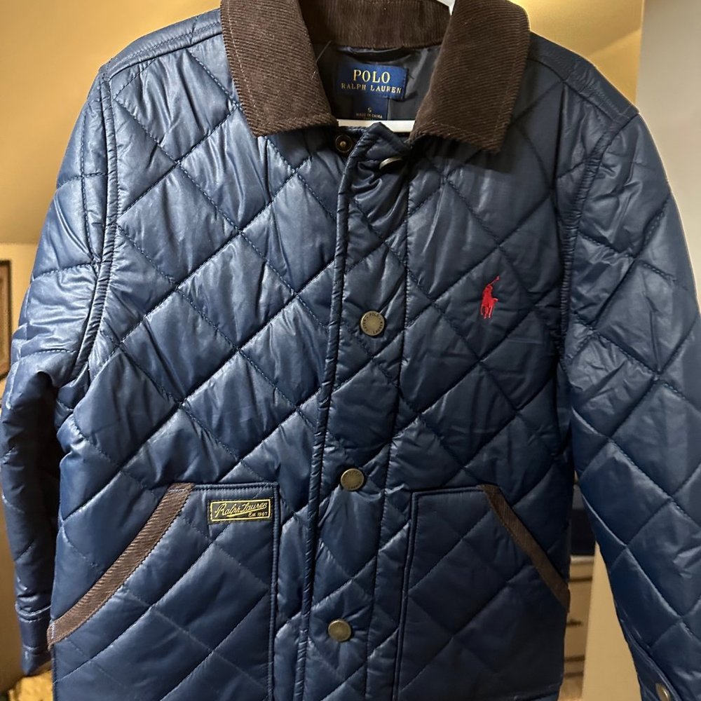 Polo - Size 5 quilted barn jacket, NWOT